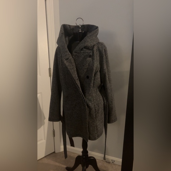 Grey Cotton Trench - Picture 8 of 10